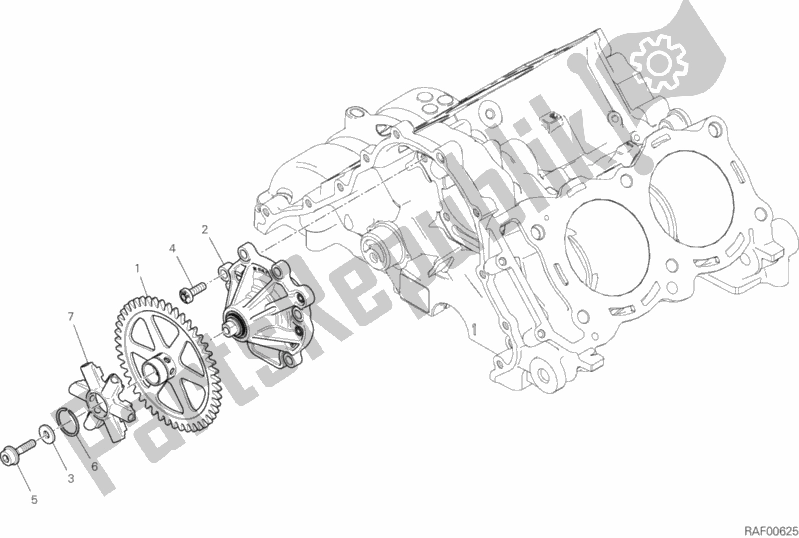 Todas las partes para Bomba De Agua de Ducati Superbike Panigale V4 R USA 998 2019